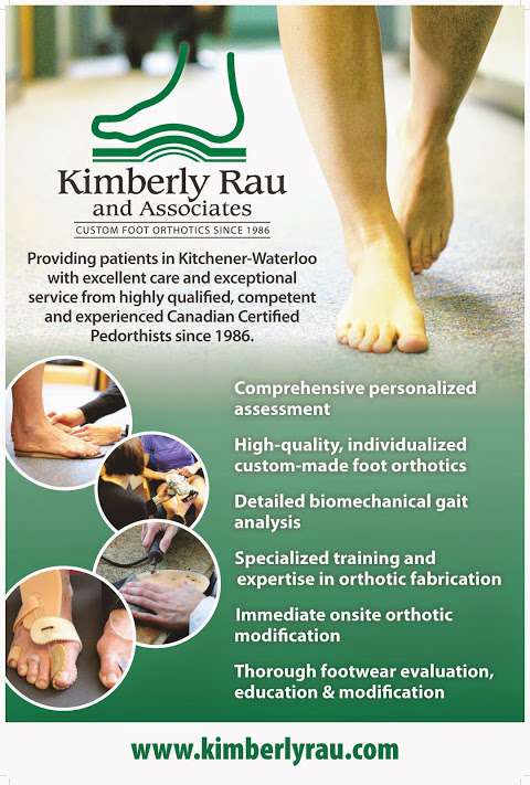 Kimberly Rau & Associates Inc. Custom Foot Orthotics (SOS Physiotherapy Clinic Elmira)